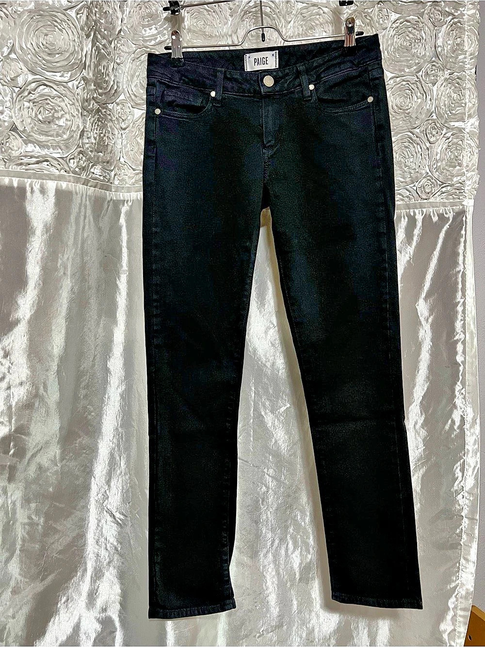 PAIGE Black Skinny Jeans Like New
